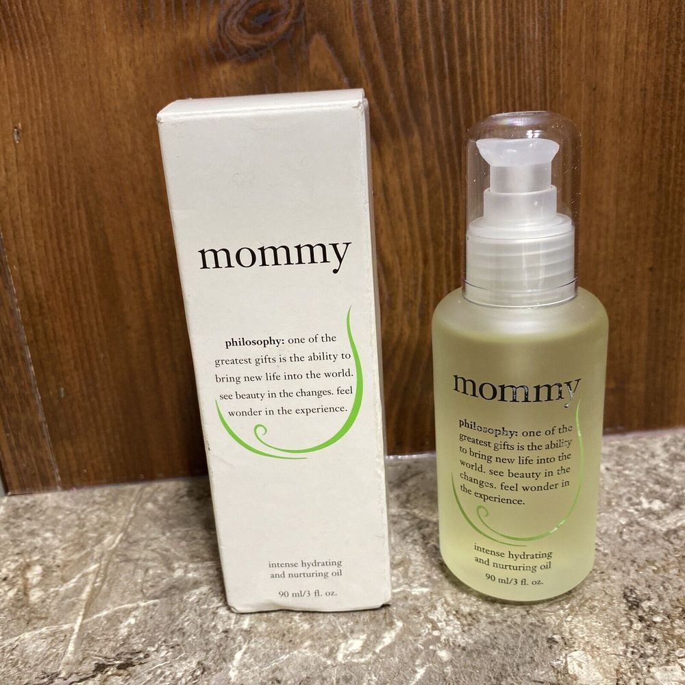 Rare Philosophy Mommy Intense Hydrating And‎ Nurturing Oil 3 Oz BRAND NEW HTF